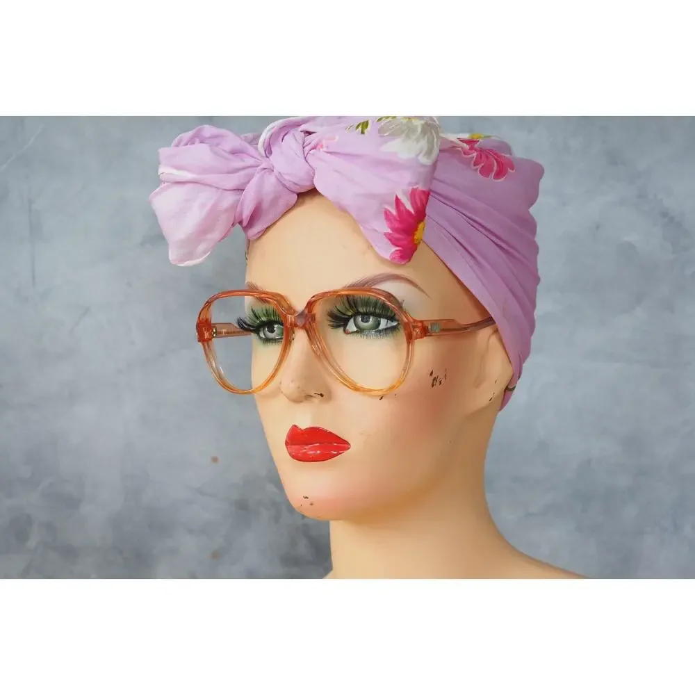 Vintage 1970s Eyeglasses Grandma Chic Boho Festival NOS Jackie O France 55-15